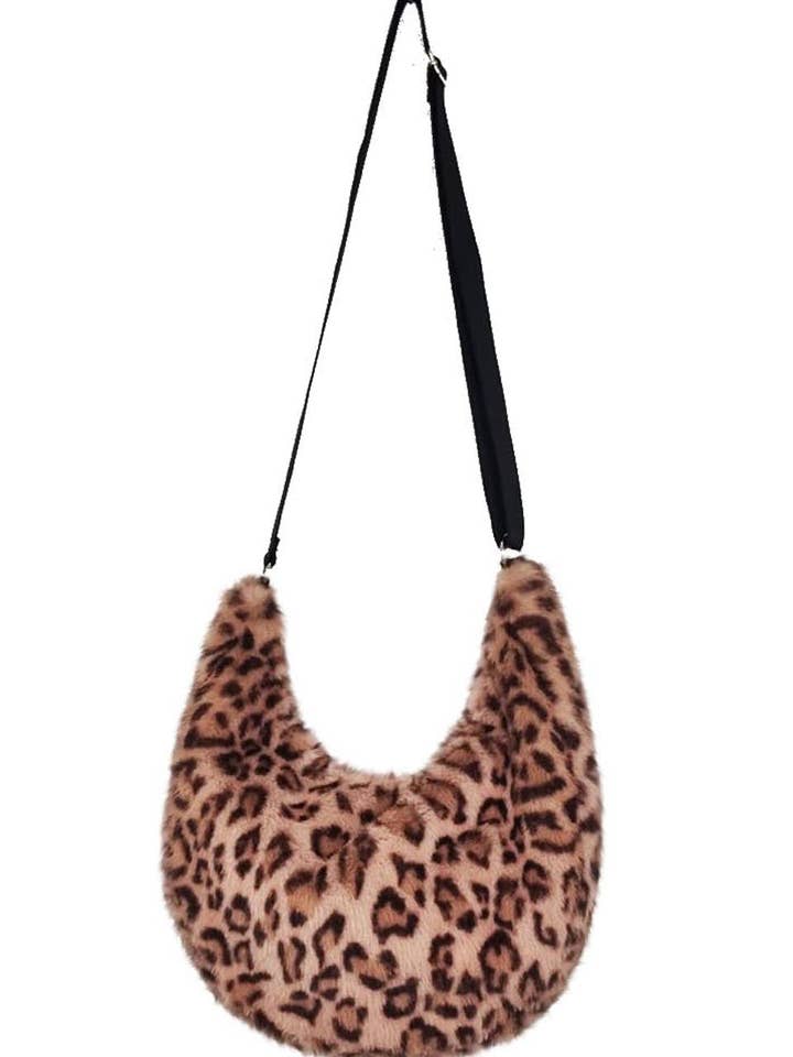SIMONE SLOUCH BAG EM LEOPARDO por atacado de NOOKI DESIGN LTD