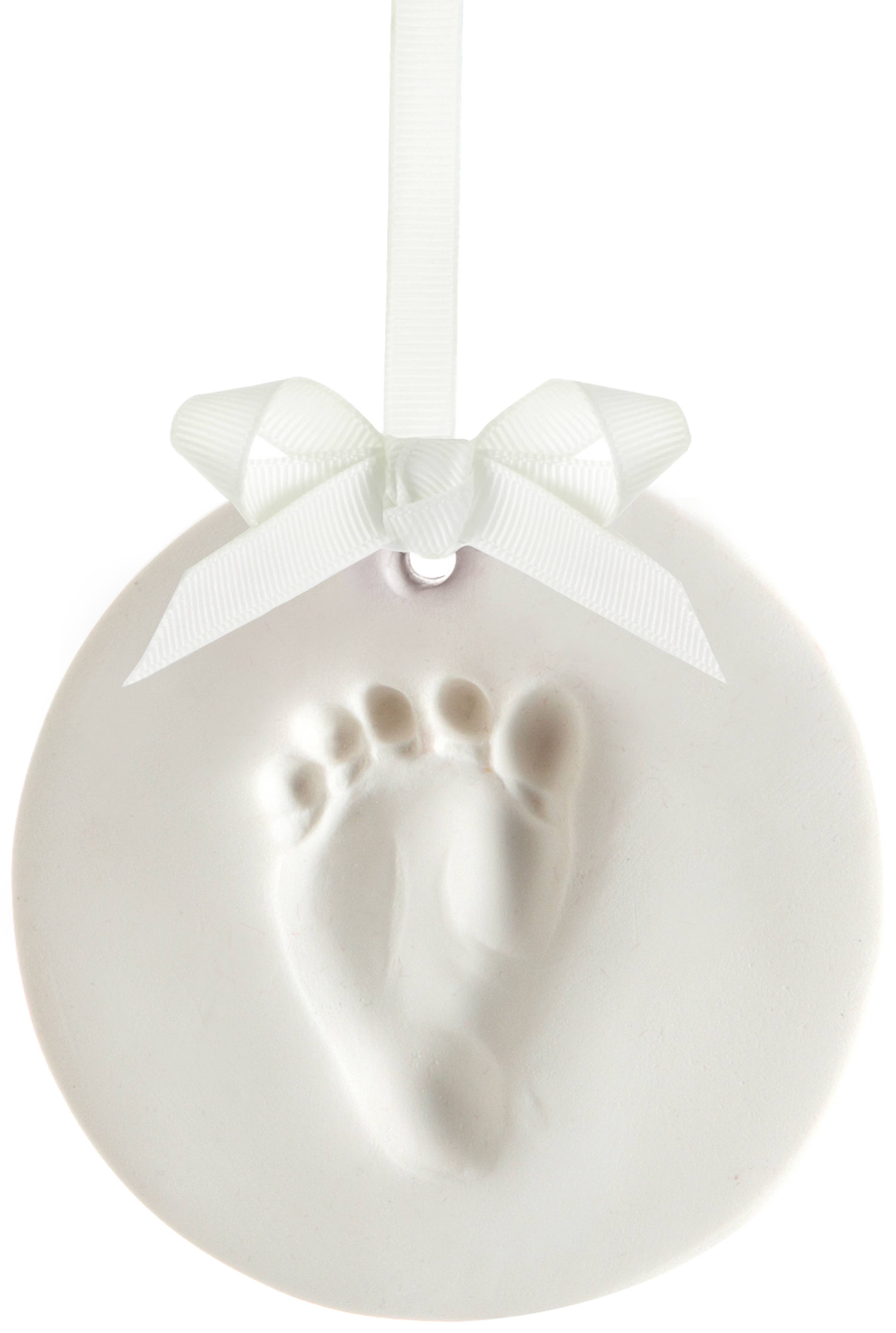 Pearhead - Wholesale Hand & Footprint Kit - Kids & Baby - Baby Handprint or Footprint Keepsake Hanging Ornament, White15