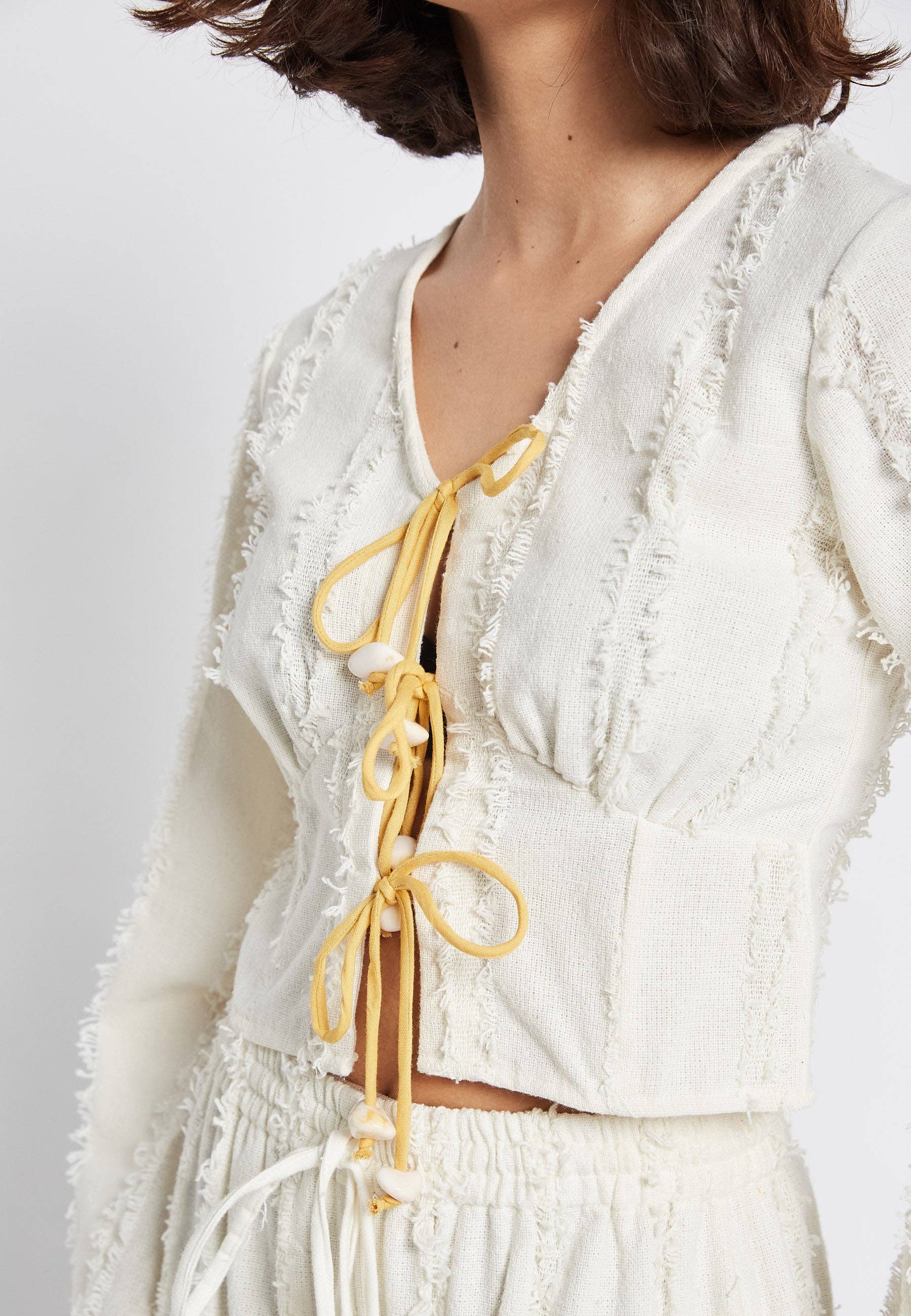 Be Sunset - Venta al por mayor Blusa - Mujer - Blusa blanca Point Eden8