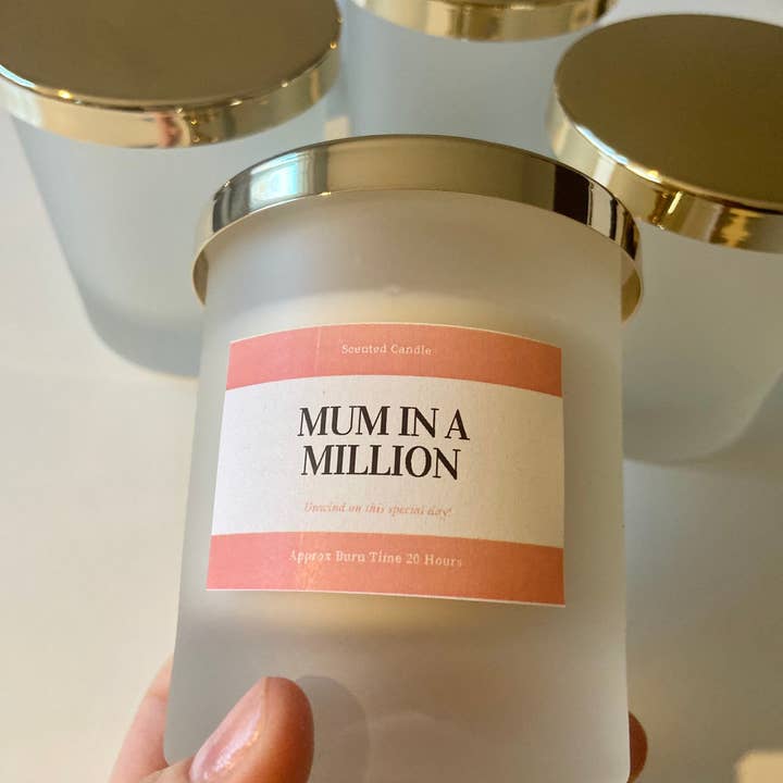 Mum In A Million Candle/ Mother’s Day Gifts/ Gifts For Mum/ Gifts For Nanny for wholesale by Giftieness