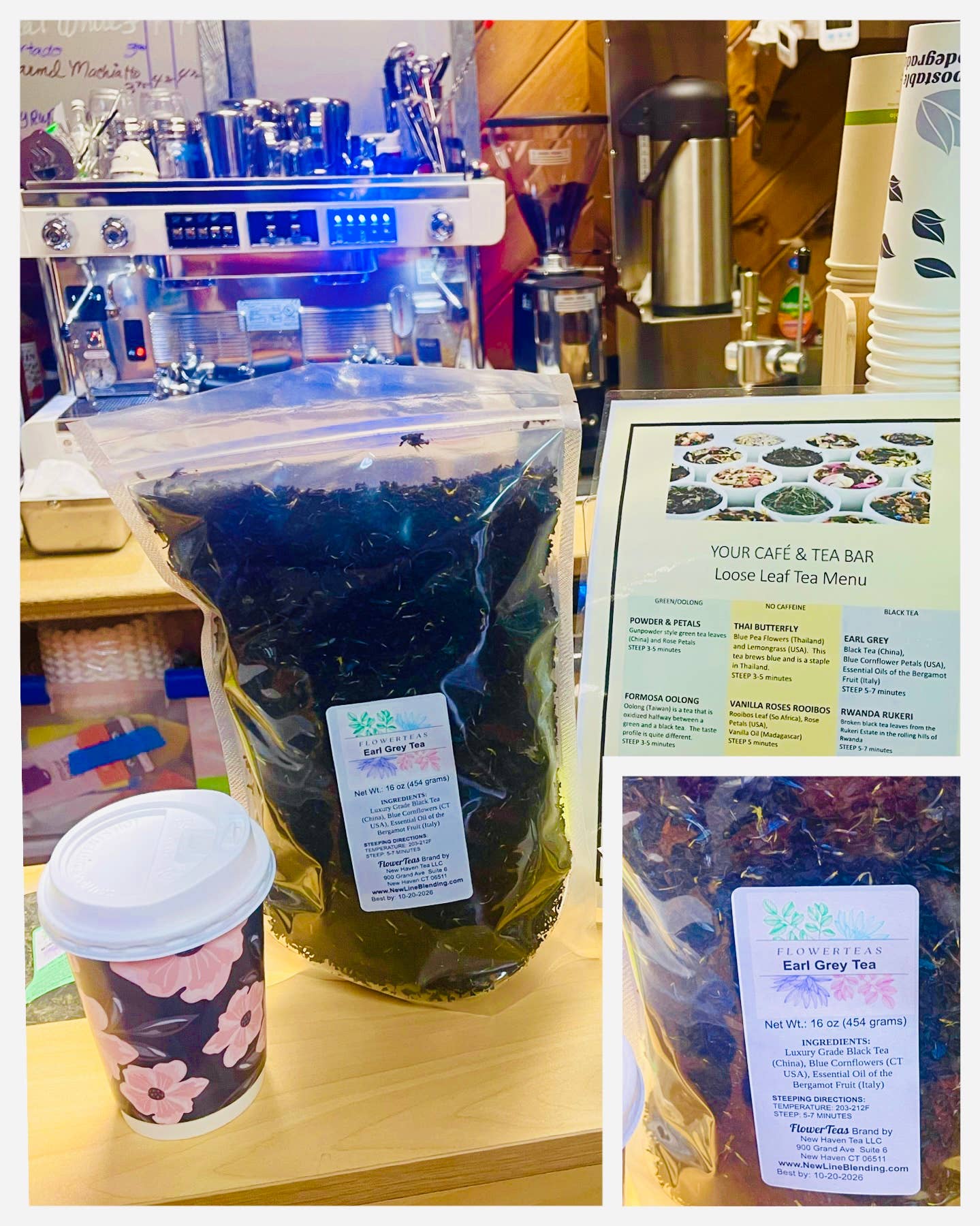 FlowerTeas – Engroshandel Løs te – Løsbladet te i løs vægt 1 lbs Kommerciel brygning Fødevareservice39