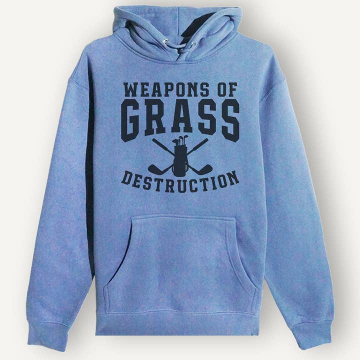 Sweat à capuche Armes de destruction des pelouses pour la vente par Bella Me