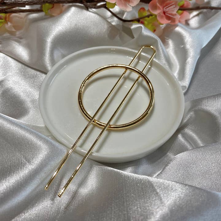 LadyJuneAccessories - Wholesale Hair Clip - Women's - Minimalist brass hair clip,French U pin,hair slide,hair fork