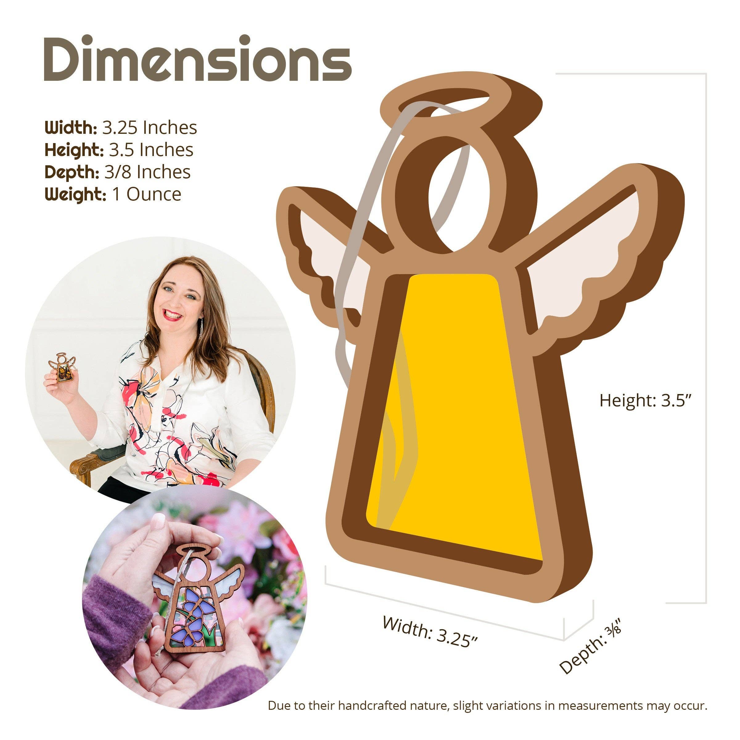 Forged Flare® - Wholesale Ornament - Sand Dollar Ornament | 3.5" (H) Angel Figurine | Mother's Angels®11