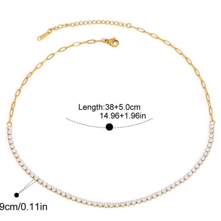 LARIAN DIAMOND NECKLACE for wholesale by Katie Rae Collection