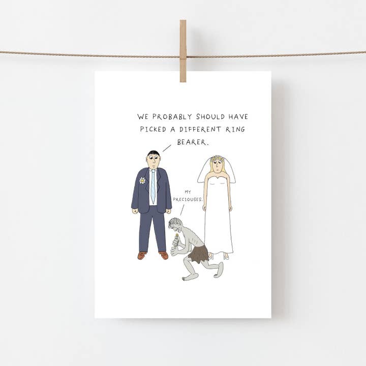 Lord of the Rings Wedding Card for wholesale by AJS STUDIOS