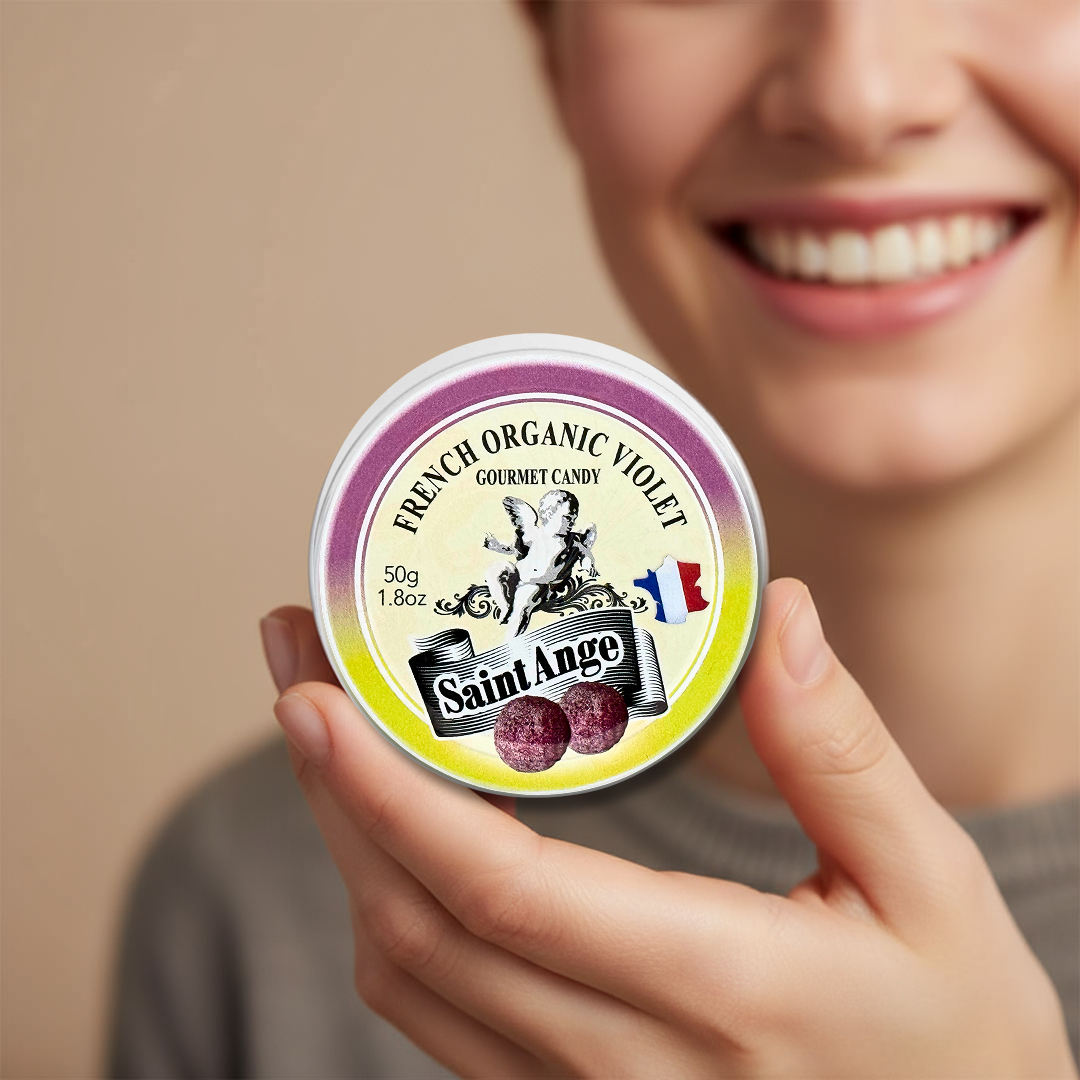 Bonbon-France – Engroshandel Bolcher – Saint-Angelo Økologiske Violpastiller3