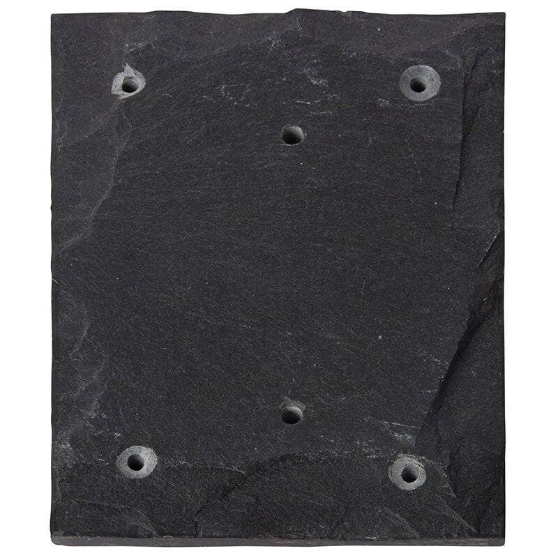 Esschert Design USA - Vente Enseigne d'extérieur - Assiette en ardoise, contenant 1 numéro de maison0