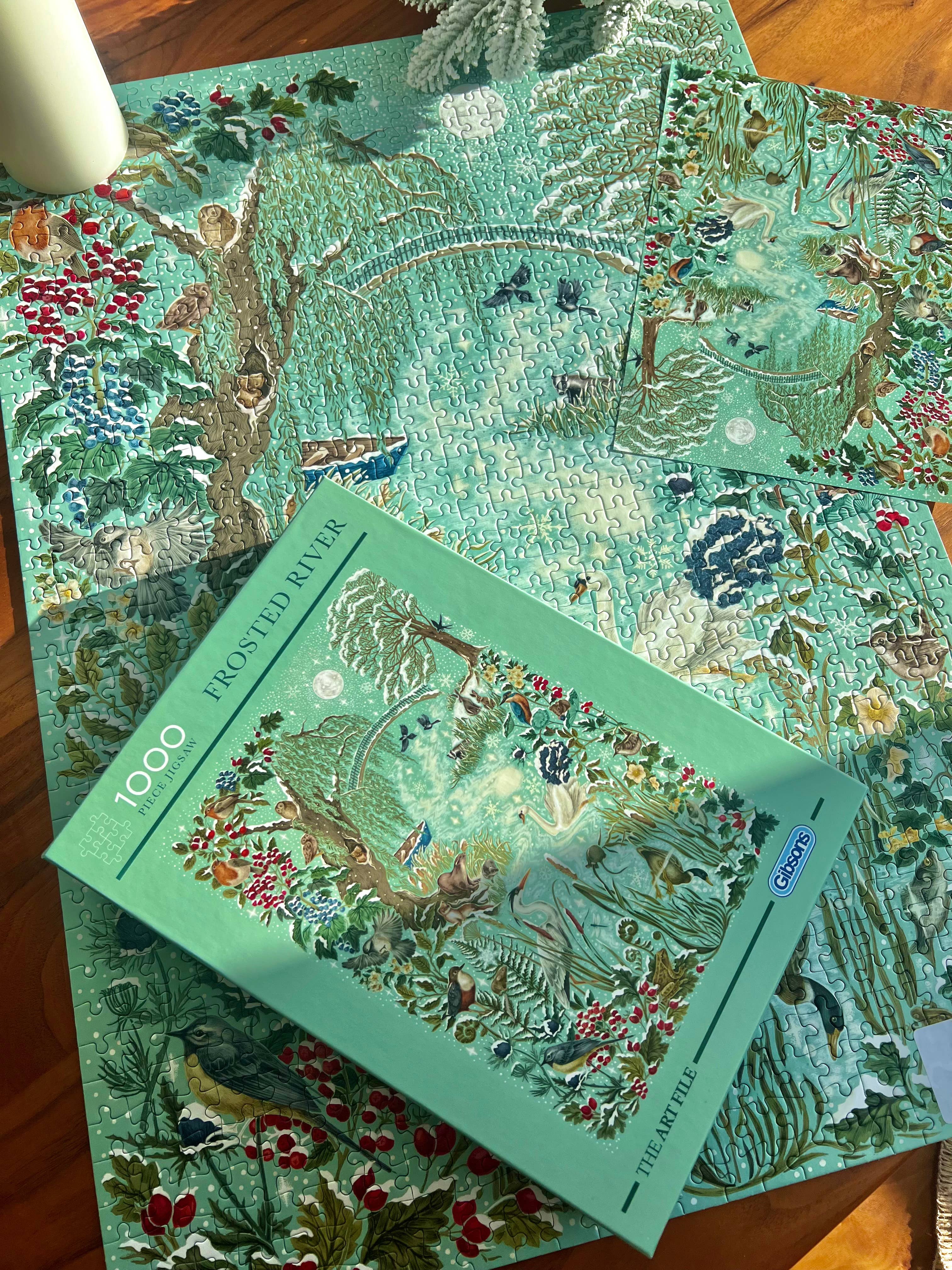 Gibsons Games Inc - Wholesale Puzzle - Adult - The Art File Frosted River 1000 Piece Puzzle6