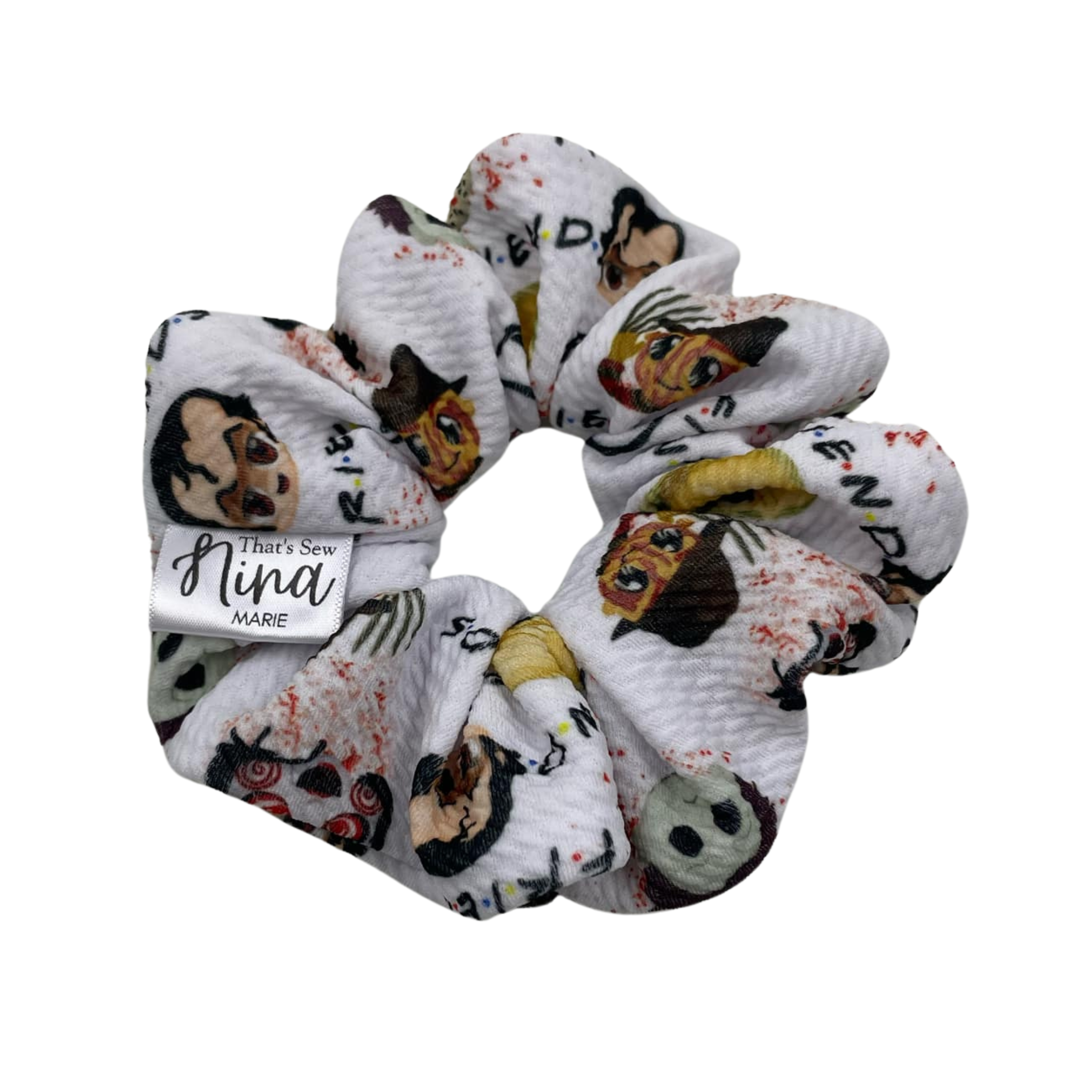 Nina Marie Scrunchies+ - Wholesale Scrunchie - Women's - THE HORROR FRIENDS HAIR SCRUNCHIE0