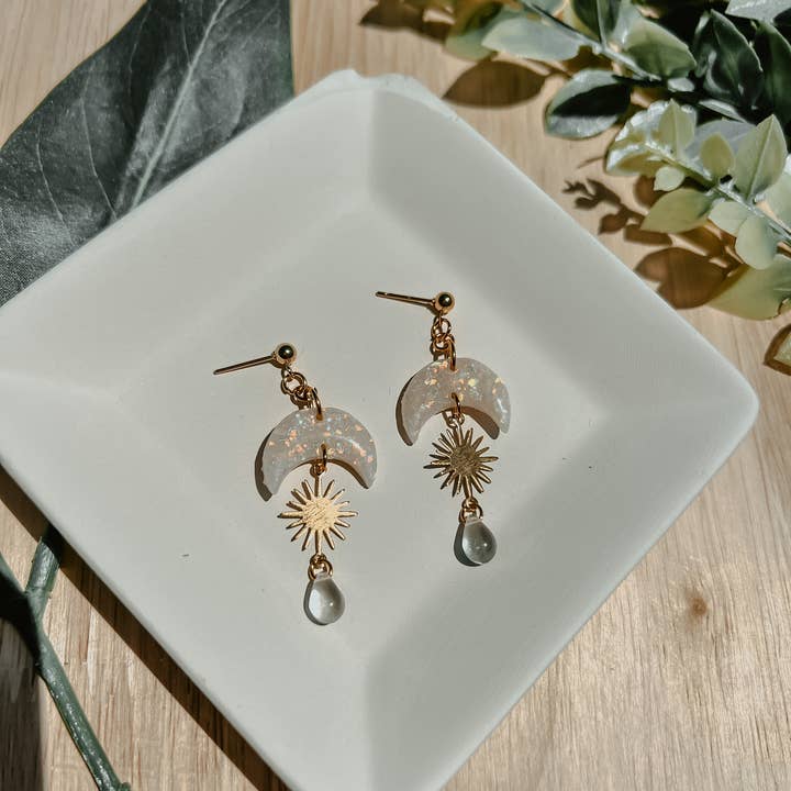 Belu Designss - Wholesale Dangle Earrings - Moon - Sun - Drop - Polymer Clay Earrings2