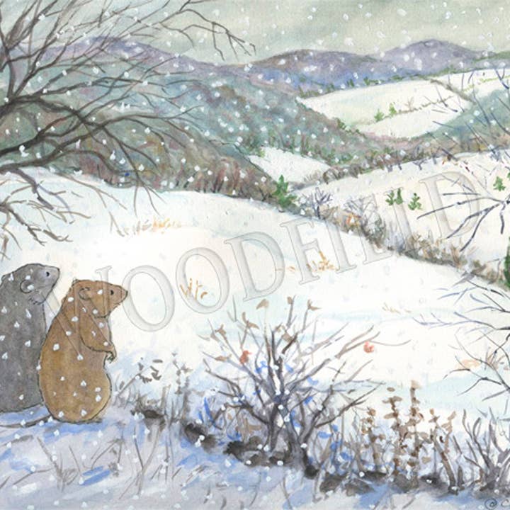 #1747B - First Snow Notecard Boxed Set for wholesale by Woodfield Press