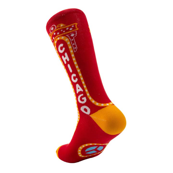 Transit Tees - Wholesale Socks - Unisex - Chicago Theater Dress Socks