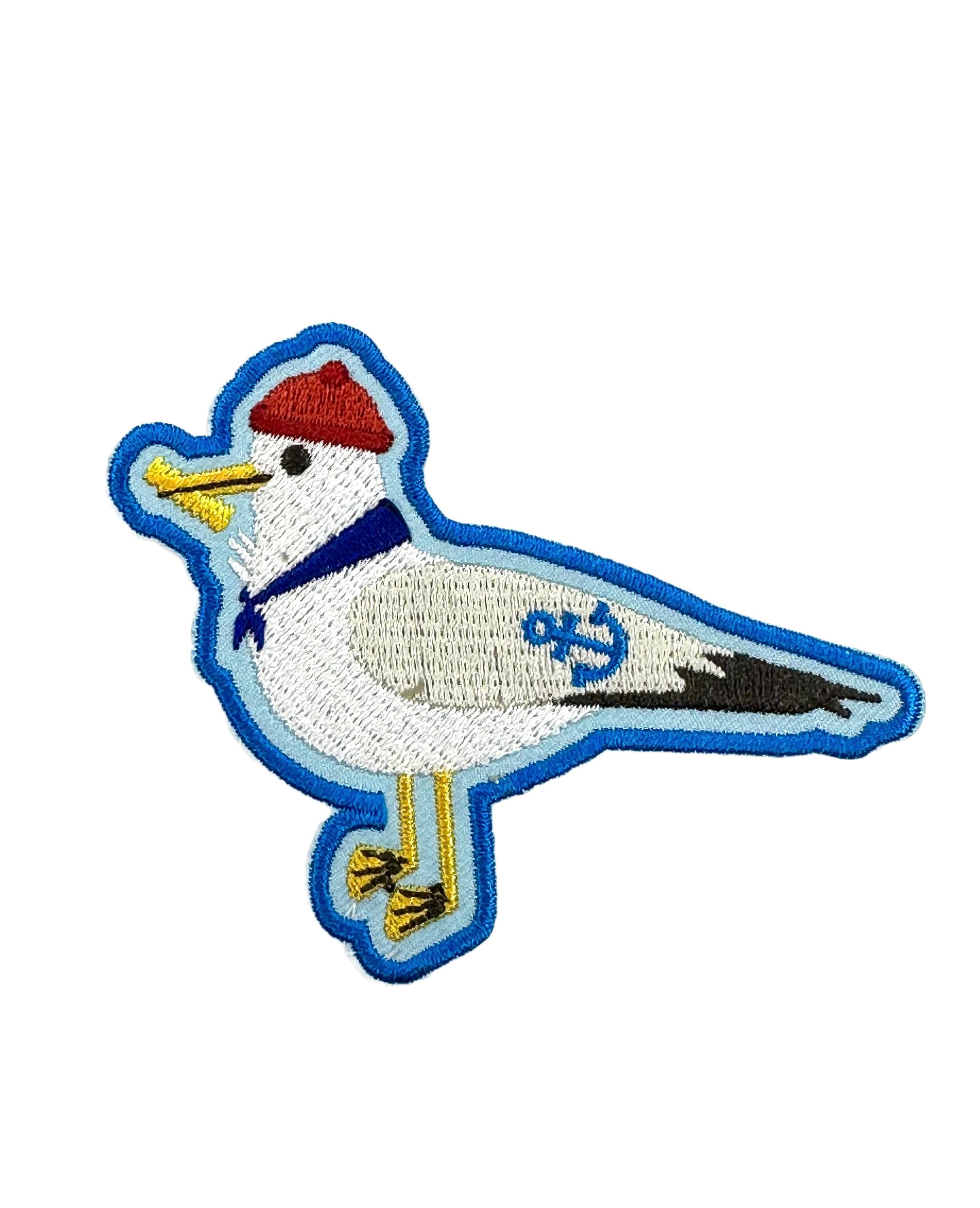Sparkletown Studios - Wholesale Patch - Snackin' Seagull Embroidered  Patch0