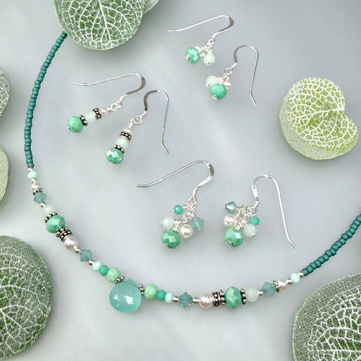 Mint Julep with Chalcedony Collection for wholesale by Oreb Lram Fine Casual Jewelry
