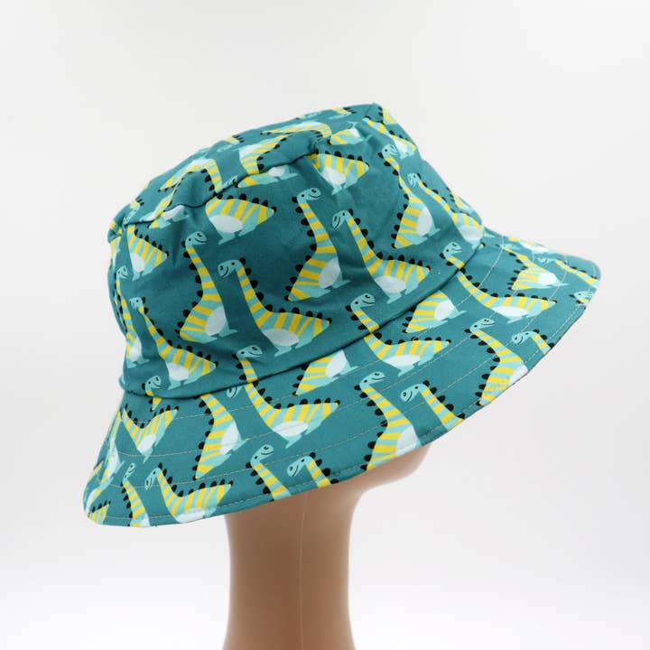 Teen / Mens Reversible Bucket Hat - dinosaurs for wholesale by Kiss My Patootie