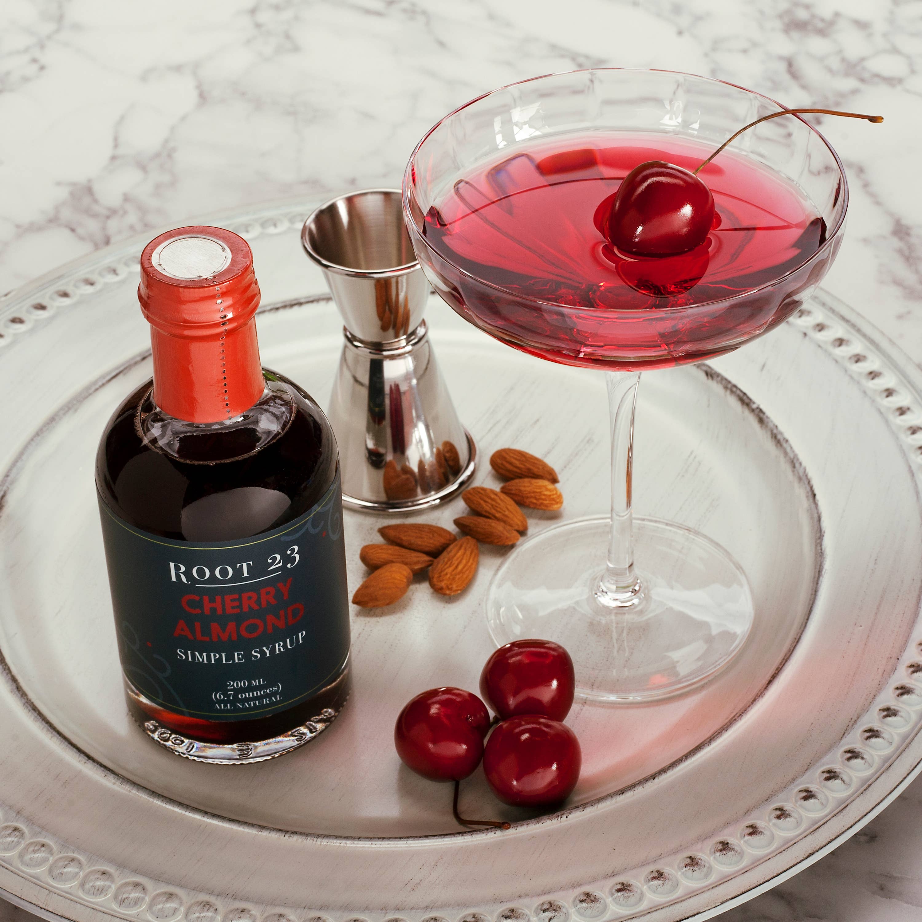 ROOT 23 - Wholesale Cocktail Mix/Syrup - Cherry Almond Simple Syrup2