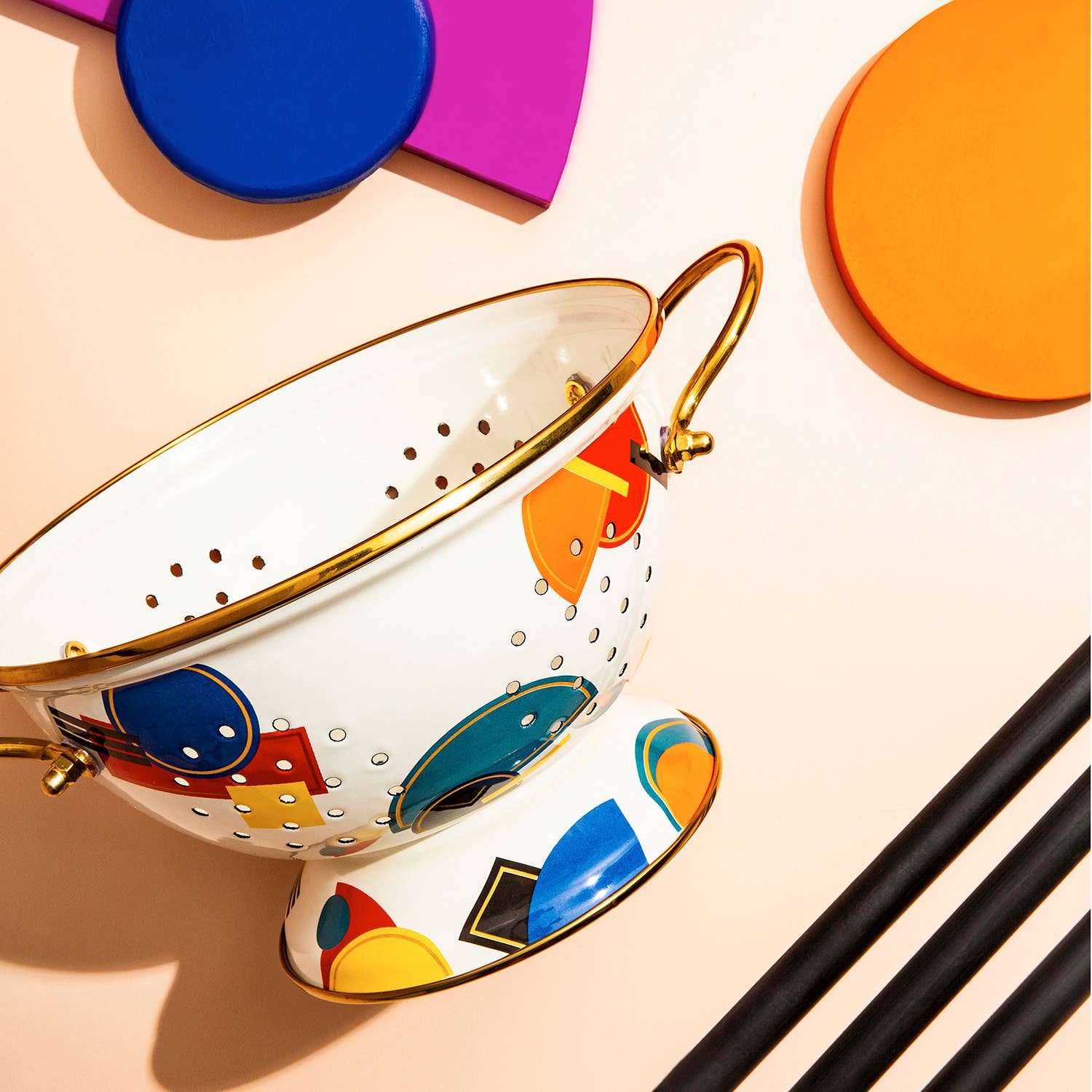 Darling Spring - Vendita all'ingrosso Scolapasta - Scolapasta smaltato Bauhaus10