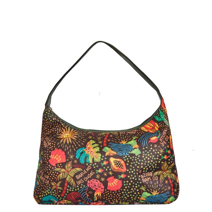 Printed Hand Crafted Fabric Sling Hobo Bag, Shoulder Purse for wholesale by Sishka Ltd