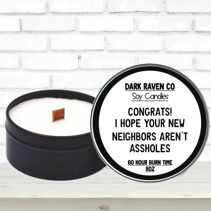 Candela divertente, candela profumata, stoppino di legno, candele di soia per la vendita all'ingrosso da parte di Unicorntrendz