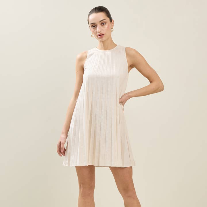 Pleated Mini Dress for wholesale by Able