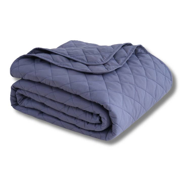 Ocean Fine Bedding Quilted Coverlet for wholesale by Daniel Design Studio