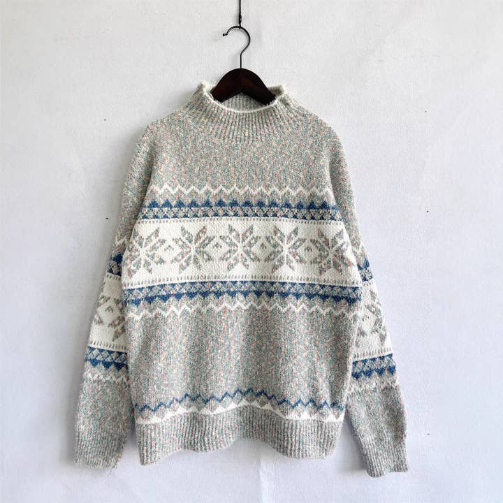 alberalkirk - Wholesale Knit Sweater - Women's - Christmas Chenille Snowflake Sweater Women N5A6469