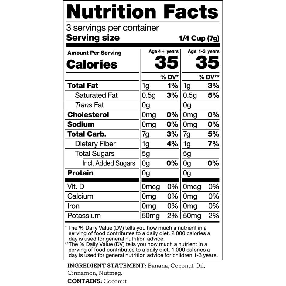 Fresh Bellies – Großhandel Getrocknete/dehydrierte Früchte – 0,75 Banana Fana Fofana1