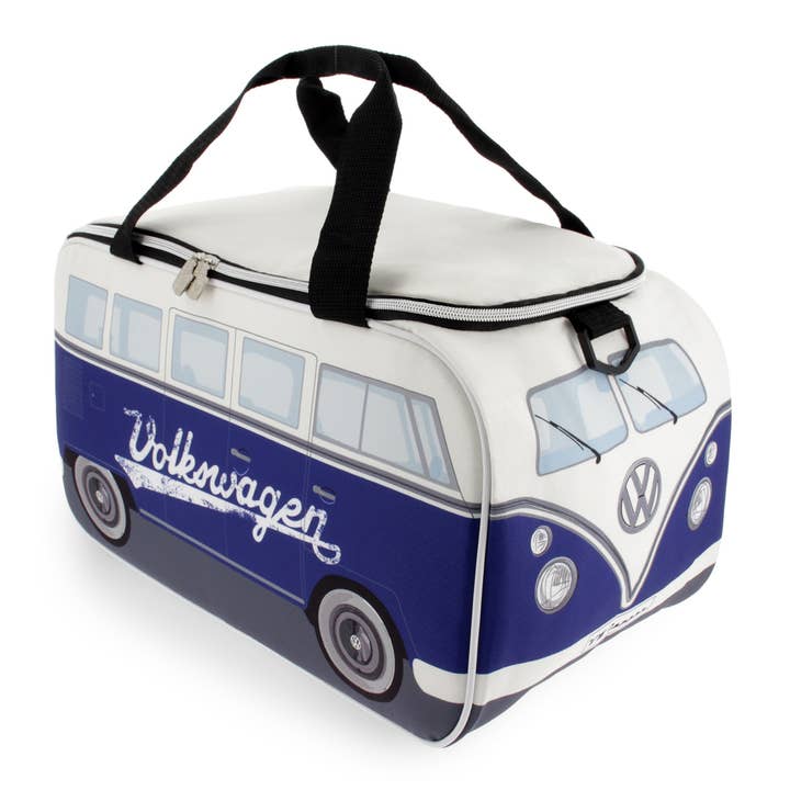 VW T1 Bus Lightweight Travel Cooler Bag (25 l) – BL/WH for wholesale by VW Collection by BRISA