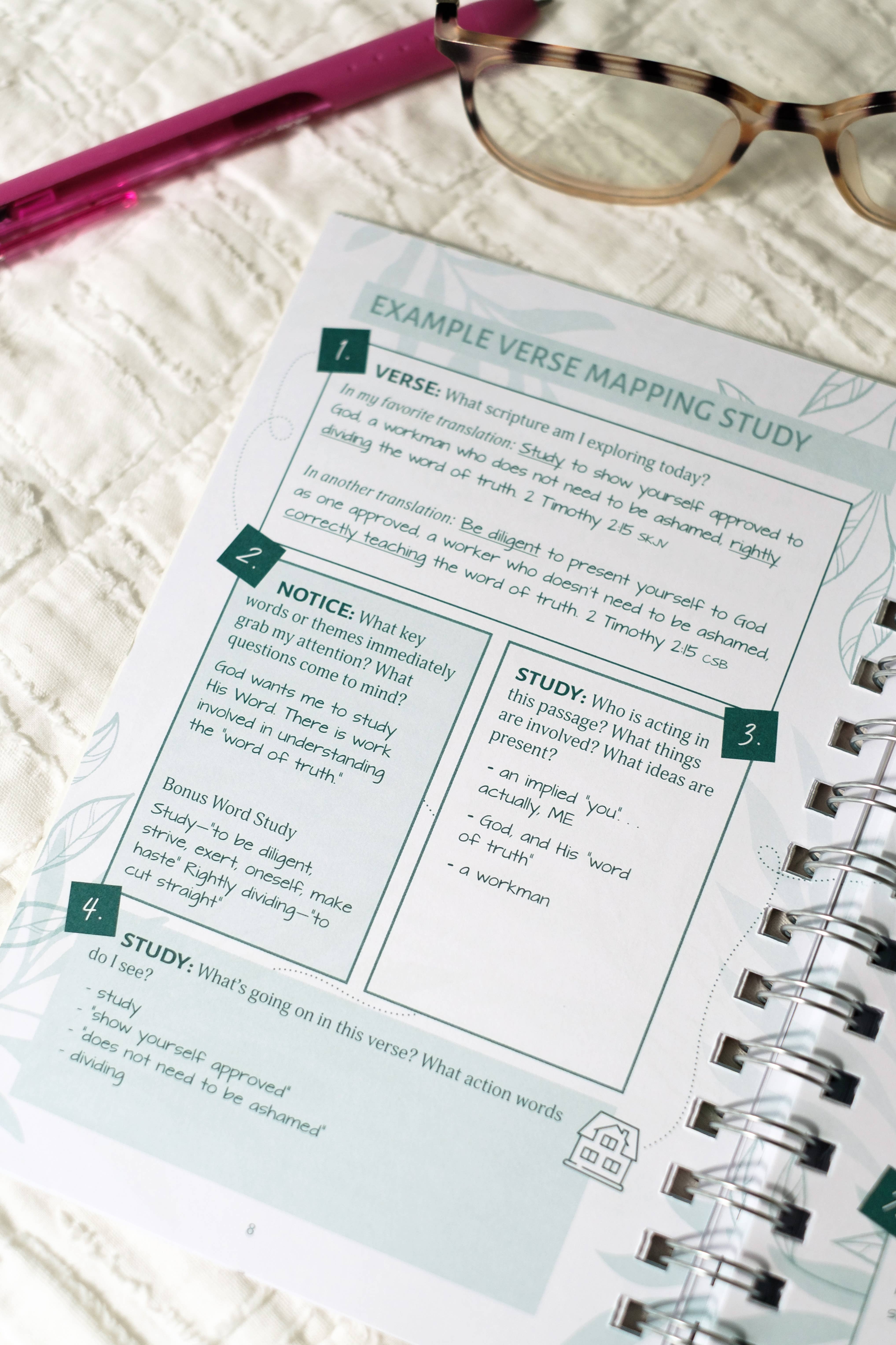 Barbour Publishing, Inc. - Wholesale Journal/Diary - Bible Study Collective: Verse Mapping Journal6