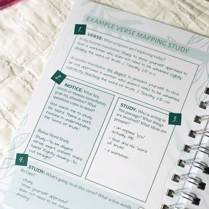 Barbour Publishing, Inc. - Wholesale Journal/Diary - Bible Study Collective: Verse Mapping Journal6