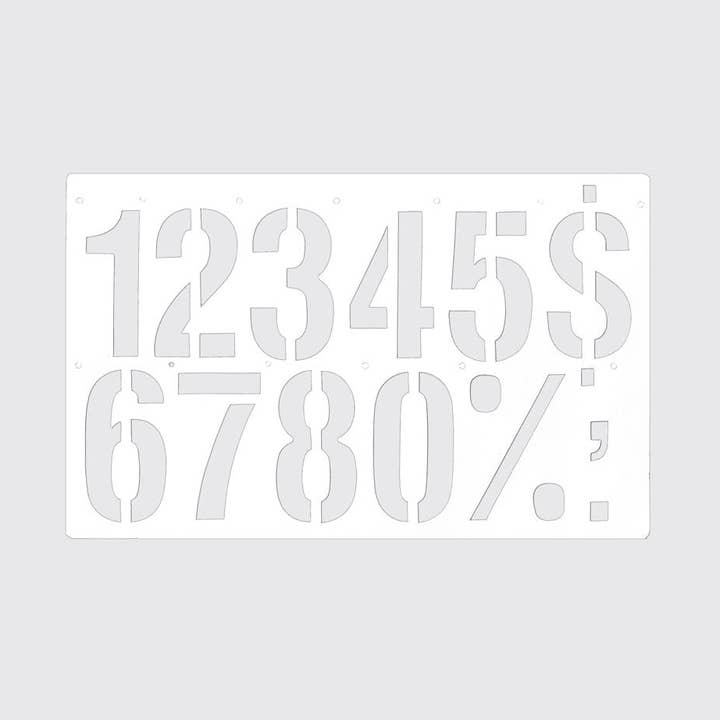 SCHABLONE//ZAHLEN für den Großhandel von Utilitario Mexicano