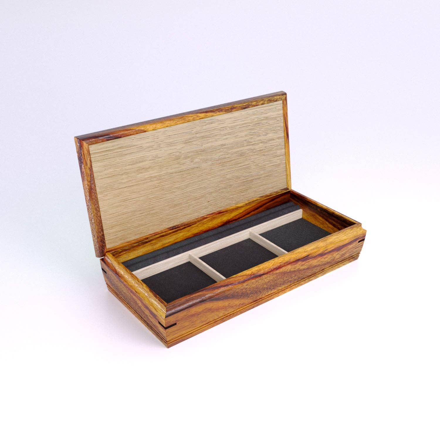 Mikutowski Woodworking - Vente Boîte/rangement à bijoux - Boîte à bijoux Sentinel - Valet de nuit en bois17