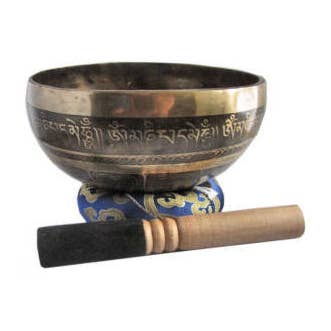 Bol à chanter sculpté à la main SB-500 de 7 po pour la vente par Dorjebajra Tibet Shop