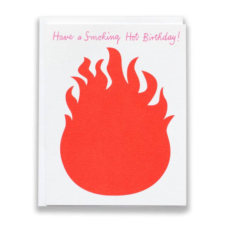 Carte d'anniversaire He a Smoking Hot pour la vente par Banquet Workshop