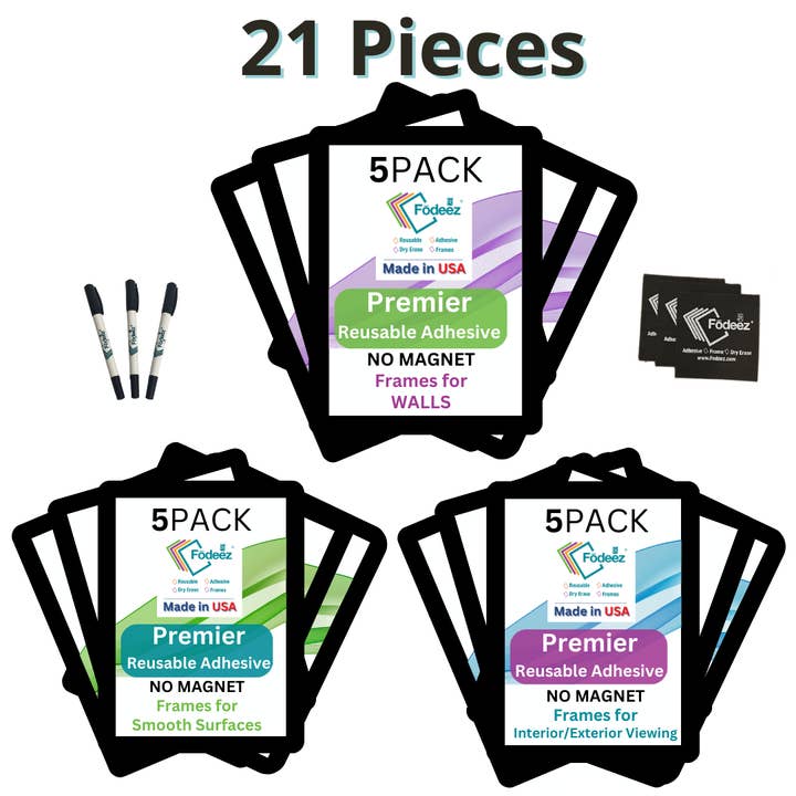 21-delige Premium Starter Pack voor wholesale door Fodeez® Frames