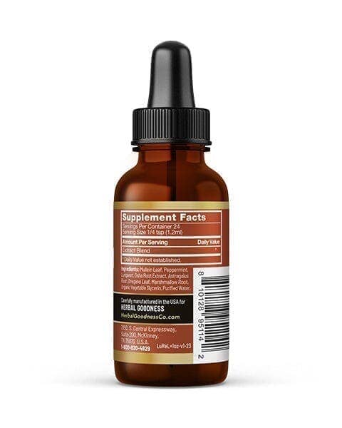 Herbal Goodness - Wholesale Oral Supplement/Vitamin - Lung & Respiration Liquid Supplement 1oz2