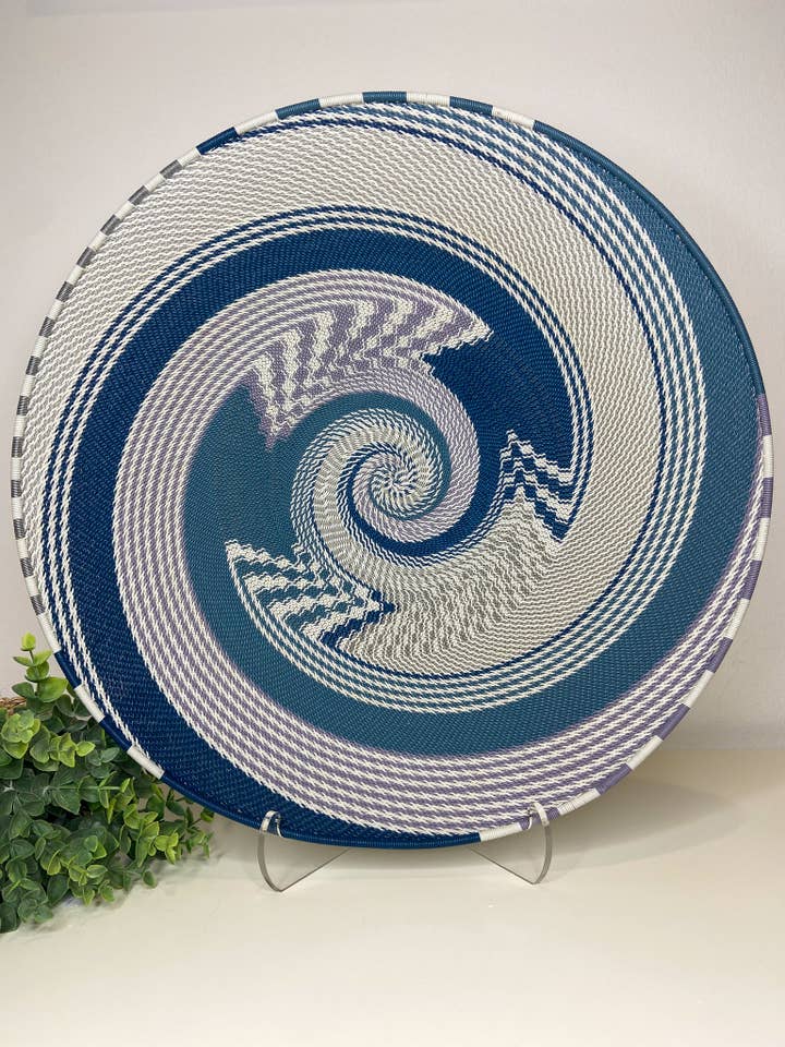 Ekstra stor åben V Telefon Wire Plate - African Winter for engroshandel hos Eve & Nico Gifts & Home Decor