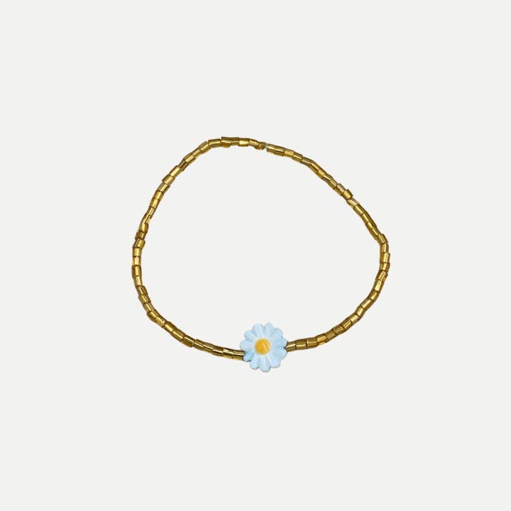 Helema - Wholesale Beaded Bracelet - Golden DAISY bracelet7