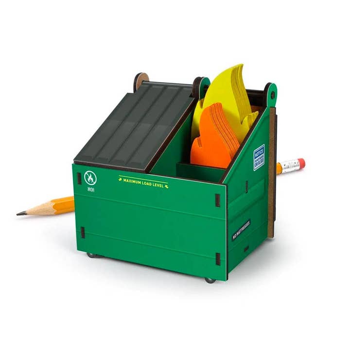 Fred & Friends - Wholesale Pencil Holder - Desk Dumpster - Pencil Holder