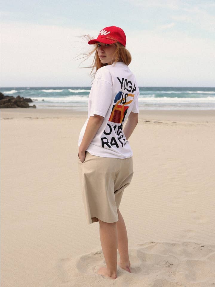 NWHR - Wholesale Screen Printed T-Shirt - Unisex - Yoga t-shirt is overrated4