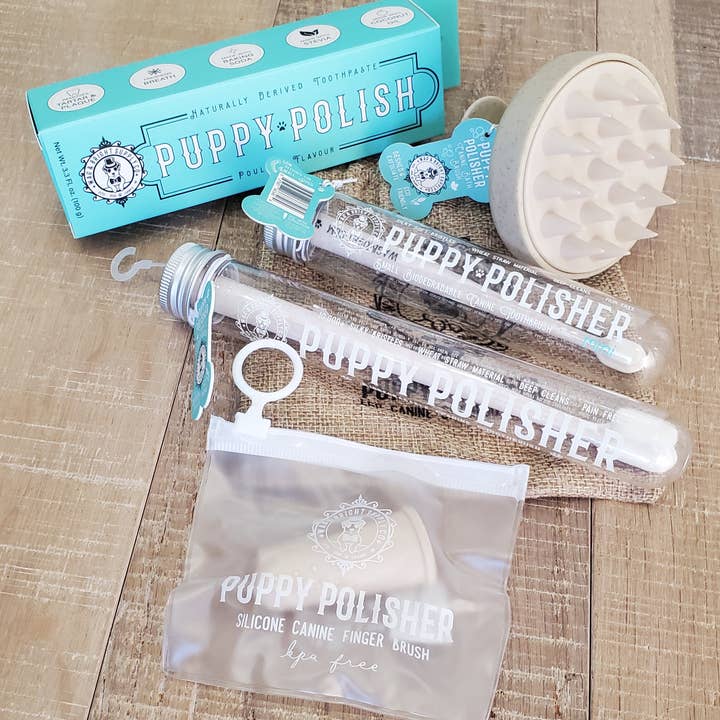 Wag & Bright Supply Co. - Wholesale Pet grooming tool – Dog - Puppy Polisher Eco Toothbrush - (Medium)25