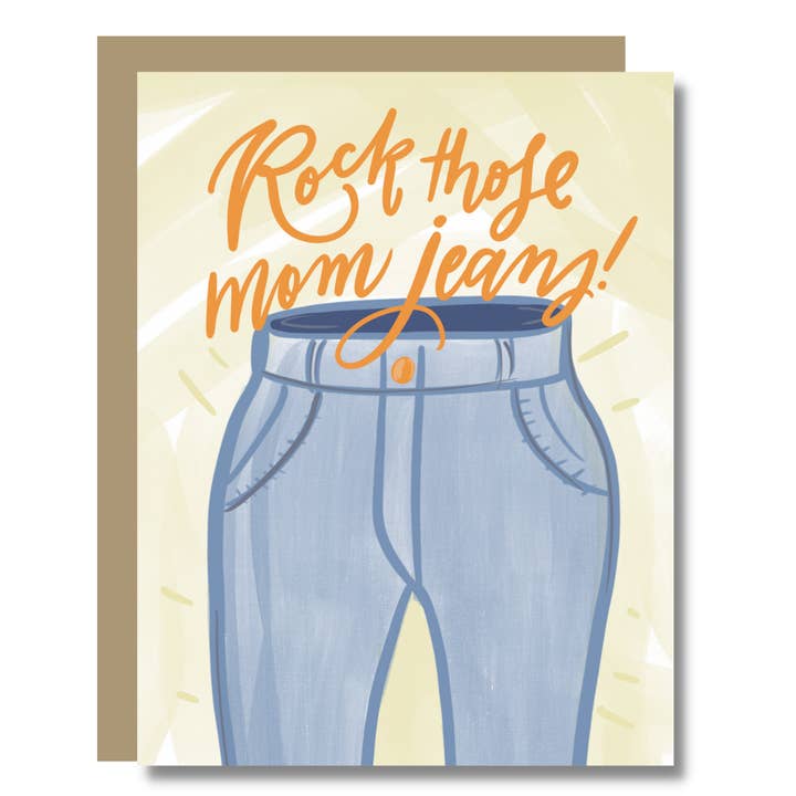 Mom Jeans Card - Muttertags-Humor, Muttertags-New Mom für den Großhandel von Prairie Letter Shop