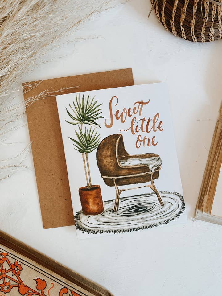 Sød lille én lykønskningskort for engroshandel hos MacaelaMade