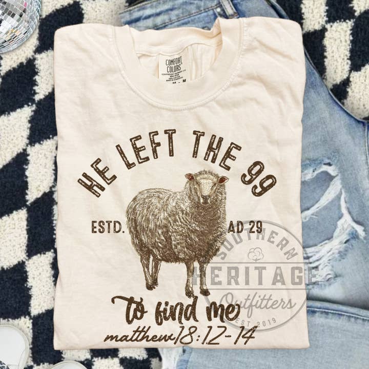 He Left the 99 – Comfort Colors for wholesale by Southern Heritage Outfitters