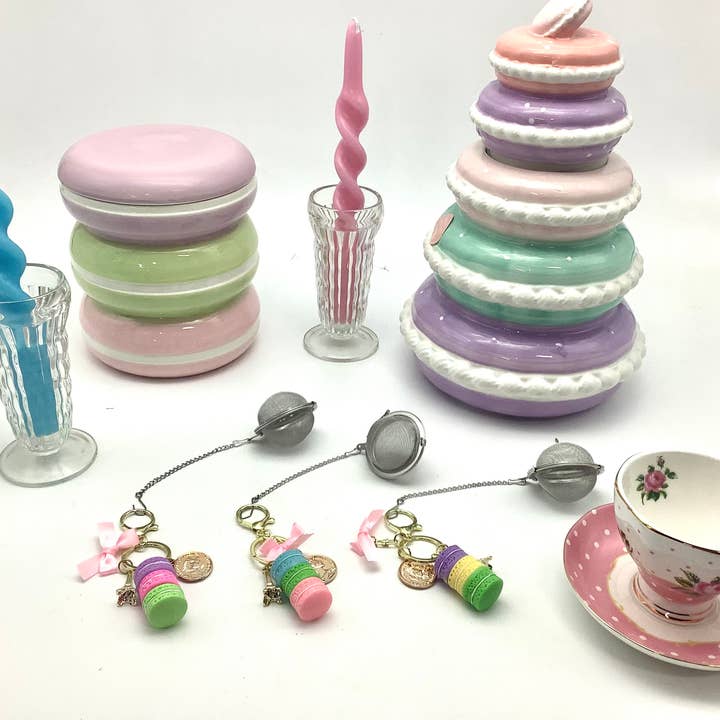 All Little Cute Things - Wholesale Tea Strainer/Infuser - Tea Ball French Macaroons Assortment Cocktail infuser