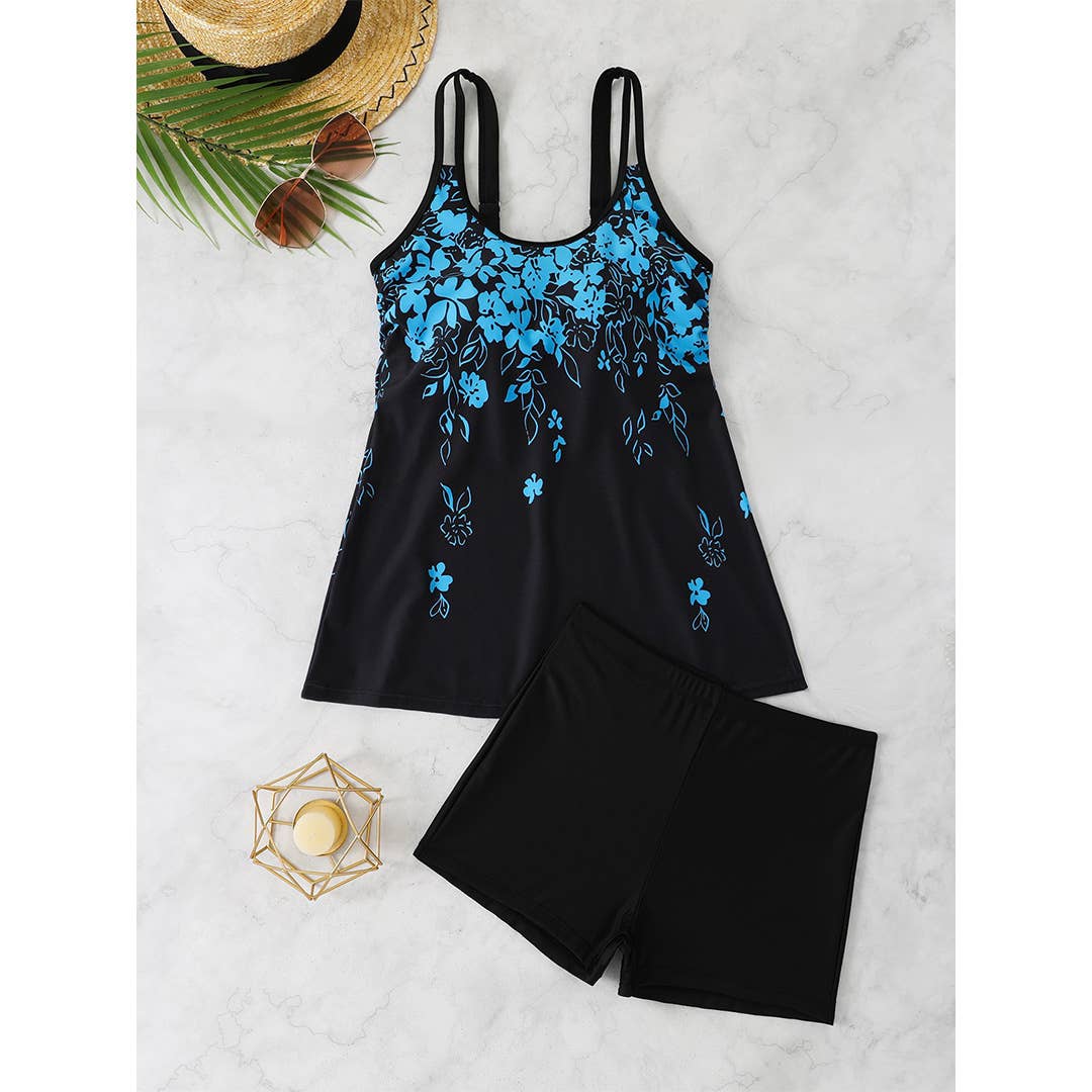 UNISHE - Wholesale Zwempak - Dames - Hooggetailleerde aparte bikinibroekjes tankini badpak ZK29194