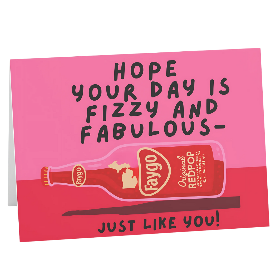 Nefer Designer Candles & Home Decor - Wholesale Birthday Card - Faygo Red Pop - Michigan Legacy | Birthday Card0