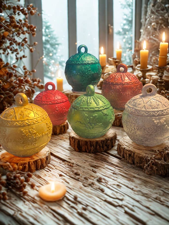 Velas de Adorno NAVIDEÑO PAQUETE VARIADO para venta al por mayor de The Crafty Candle Shoppe