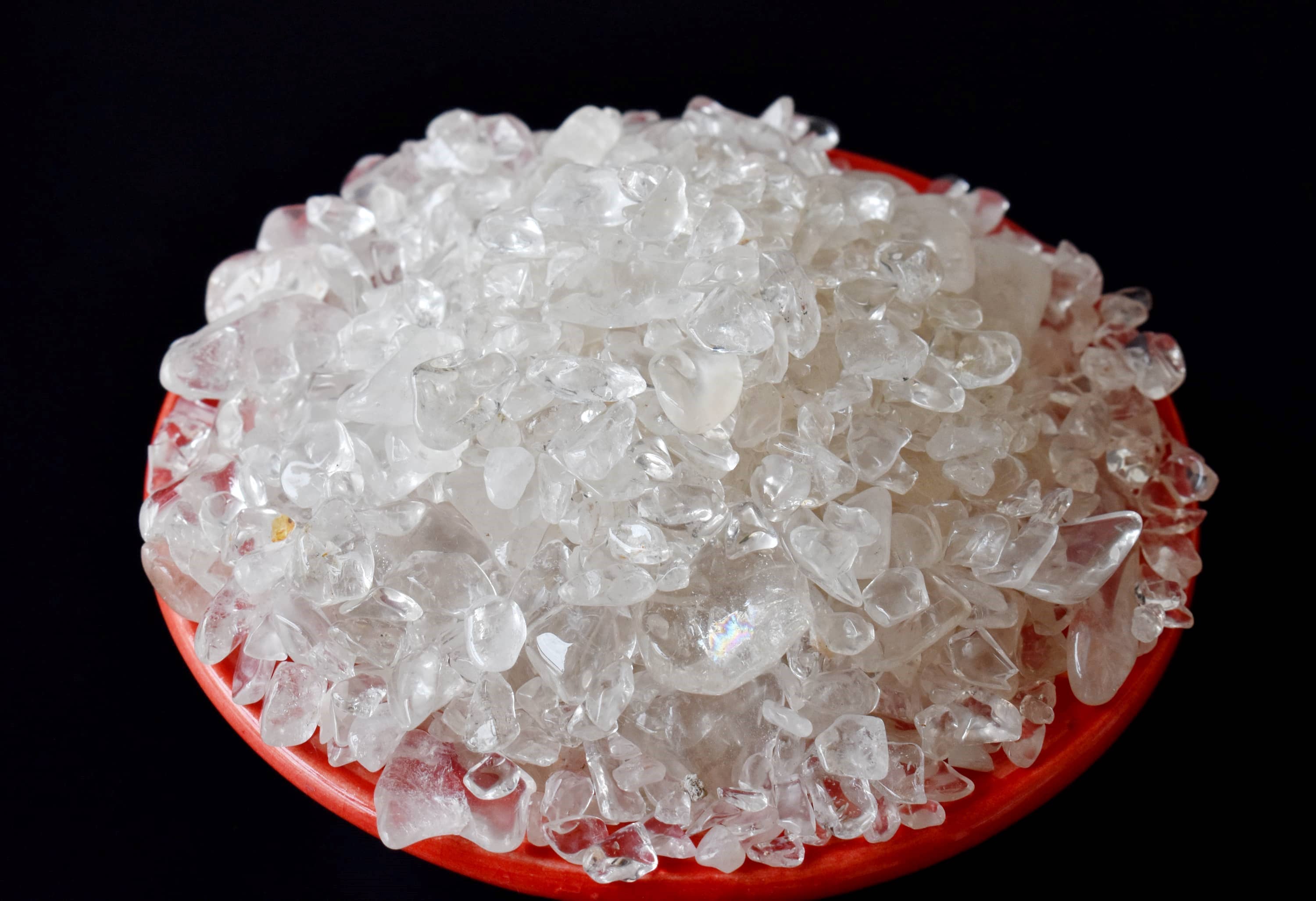 Soothing Crystals – Pedra/cristal espiritual por atacado – Pedaços de Cristal Curativo de Quartzo Transparente Cru 100 g5